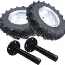 Bakırcıoğlu Çapa Makinası Teker Takımı 4.00 x 80 27 mm Sabit Aks