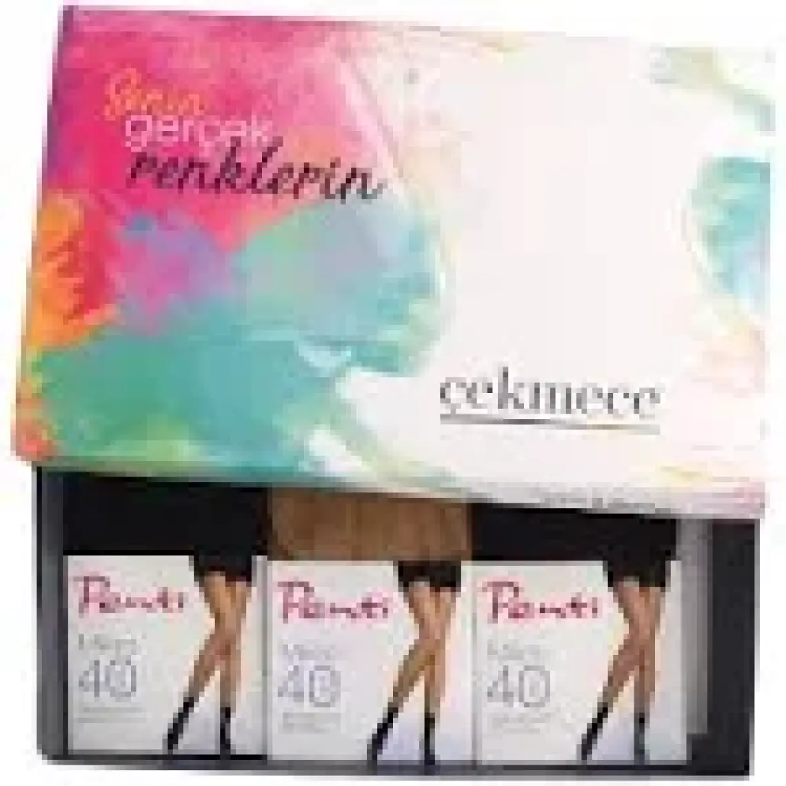 Çekmece Pentı Mıkro 40 Den 3'lu Soket Corap