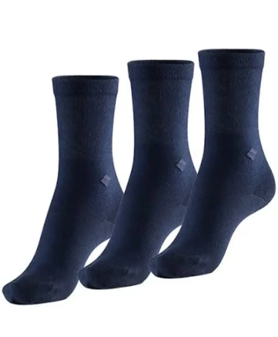 Bonny Silver  Soket Kadın Lacivert Gümüş Çorap 3'lü Paket