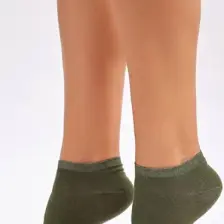 Katia & Bony  Pamuklu Patik Çorap Haki