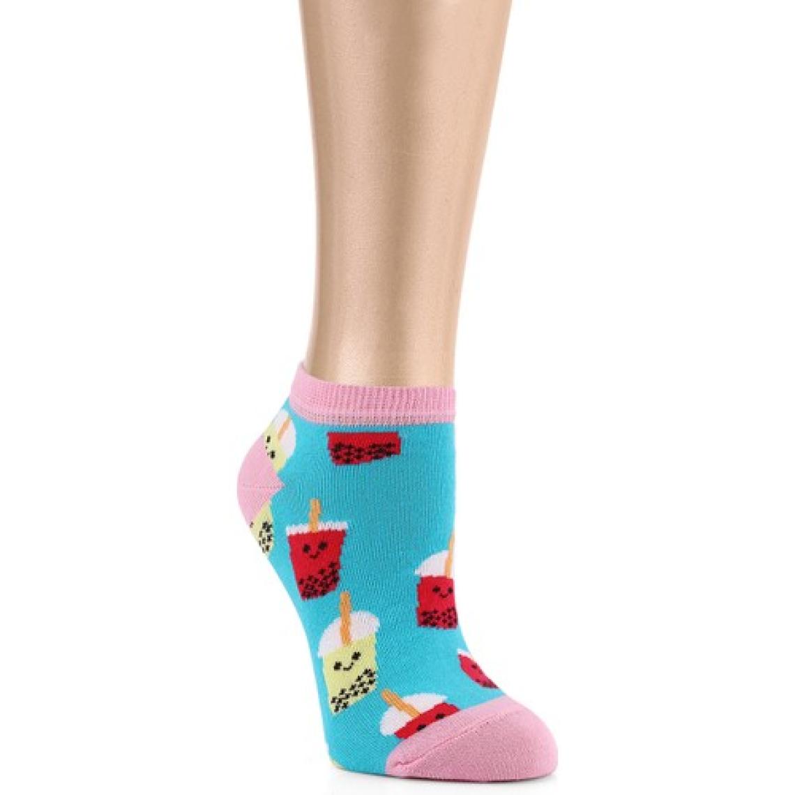 Ozzy Socks 5 Çift Eğlenceli Desenler Kadın Patik Çorap OZZYP001