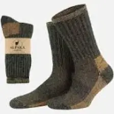 Aytuğ Unisex Alpaka Yünü Havlu Kışlık Antrasit/turuncu Soket Çorap - A-6006