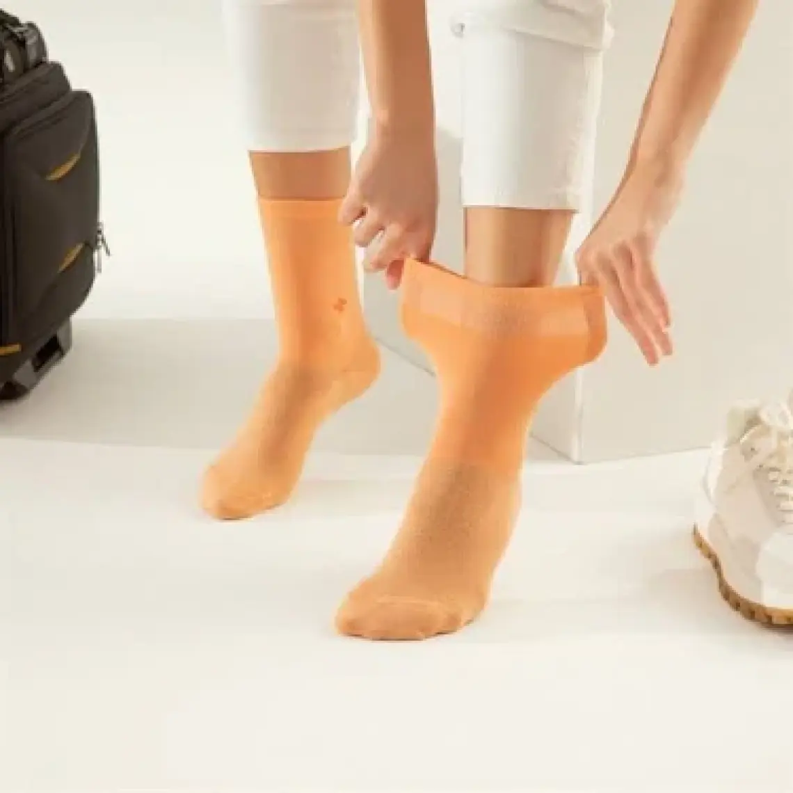 Bonny Silver Koku Yapmayan Soket Kadın Lacivert Gümüş Çorap