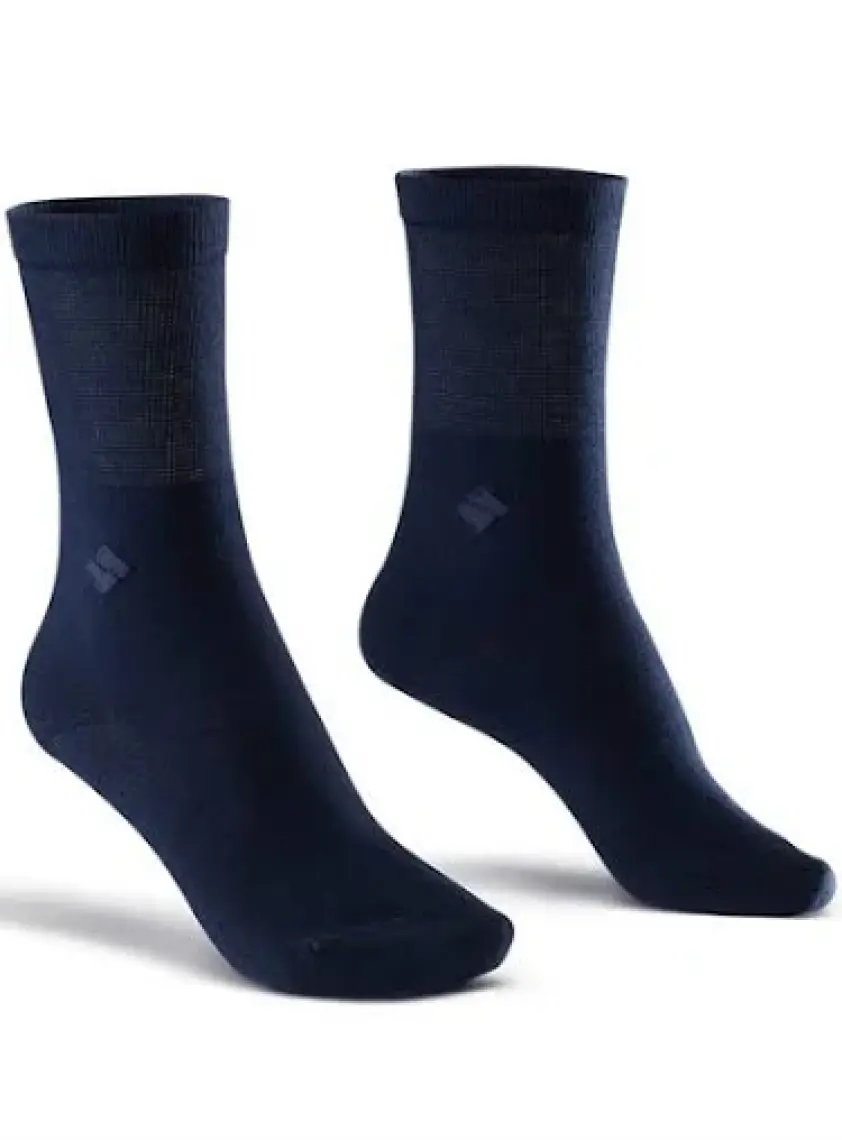 Bonny Silver Koku Yapmayan Soket Kadın Lacivert Gümüş Çorap