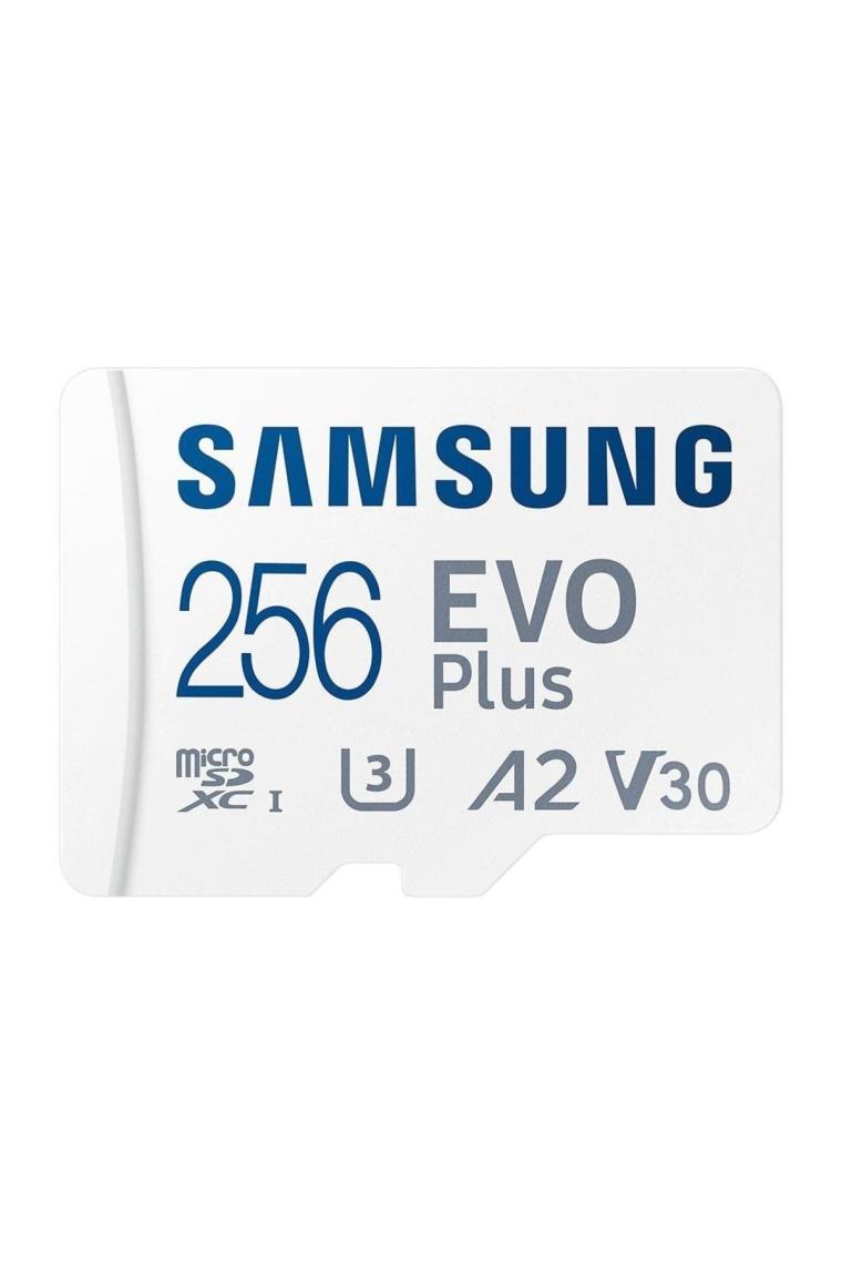 Samsung Evo Plus MB-MC256KA/TR Class 10 UHS-I U3 A2 V30 256 GB Micro SD Kart