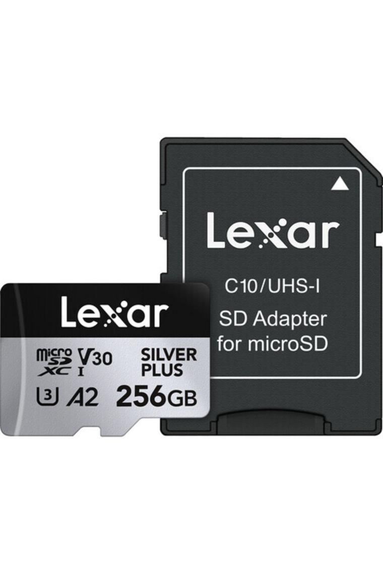 Lexar 256GB Silver Plus 205MB 4K V30 Uhsı Micro Sd Hafıza Kartı