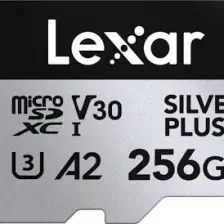 Lexar 256GB Silver Plus 205MB 4K V30 Uhsı Micro Sd Hafıza Kartı