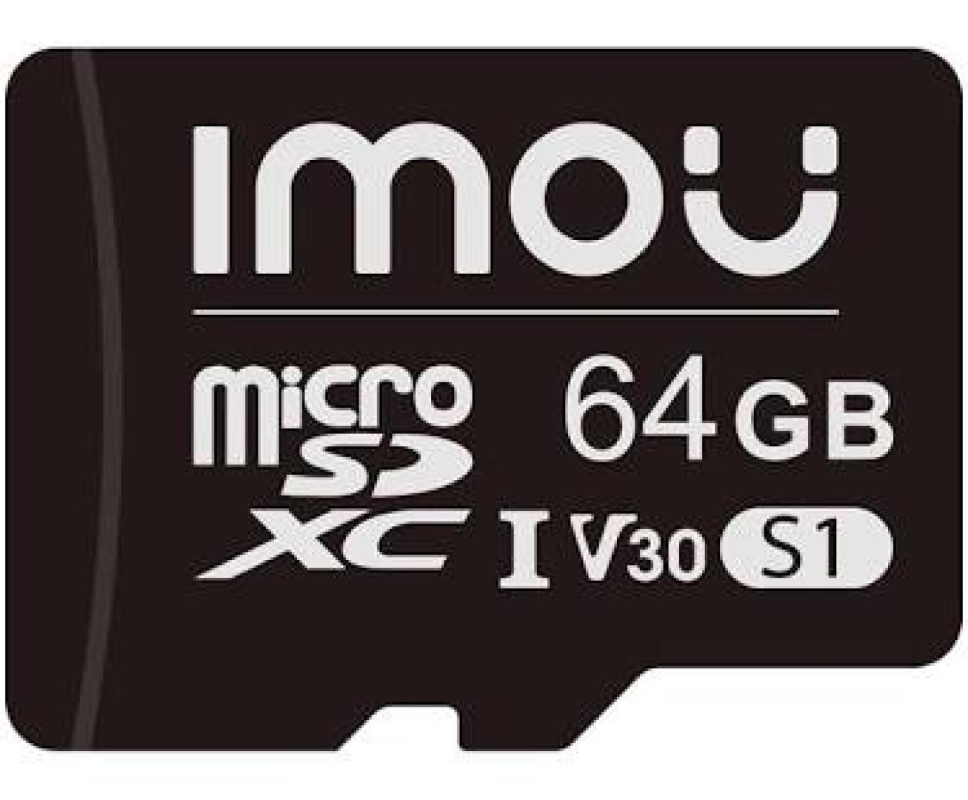 IMOU 64 GB Micro SDXC Hafıza Kartı / Class 10,U3,V30 - Video Kayıt Ekipmanlarıyla Uyumlu (ST2-64-S1)