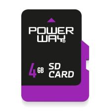 Powerway  4 GB Hafıza Kartı Adaptör Dahil