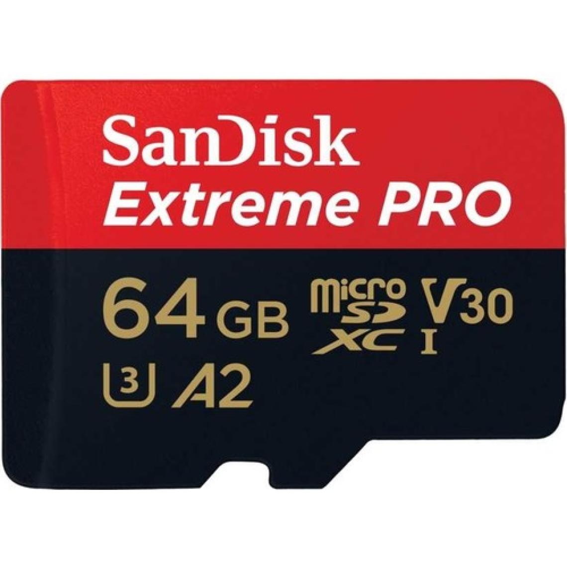 Sandisk Extreme PRO 64GB MicroSDXC UHS-1 A2 170MB/s SDSQXCY-64G-GN6MA
