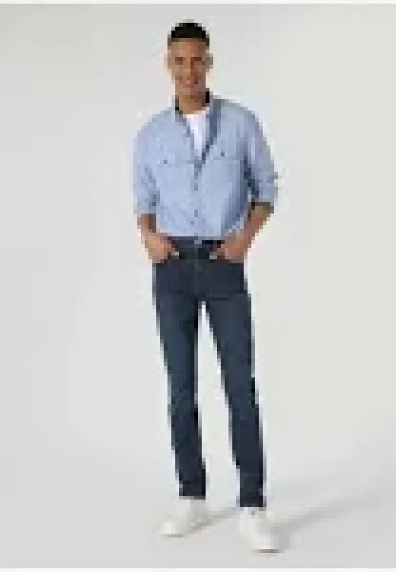 Straight Fit Düşük Bel Düz Paça Erkek Denim Jean Pantolon