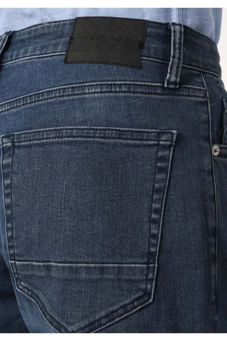 Straight Fit Düşük Bel Düz Paça Erkek Denim Jean Pantolon