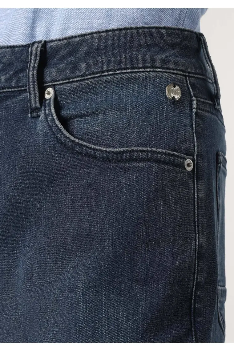 Straight Fit Düşük Bel Düz Paça Erkek Denim Jean Pantolon