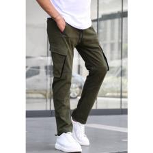 Madmext Haki Kargo Cep Jogger Pantolon 5791