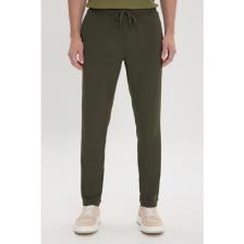Altınyıldız Classics Erkek Haki Slim Fit Rahat Kesim Beli Bağlamalı Yan Cepli Jogger Pantolon