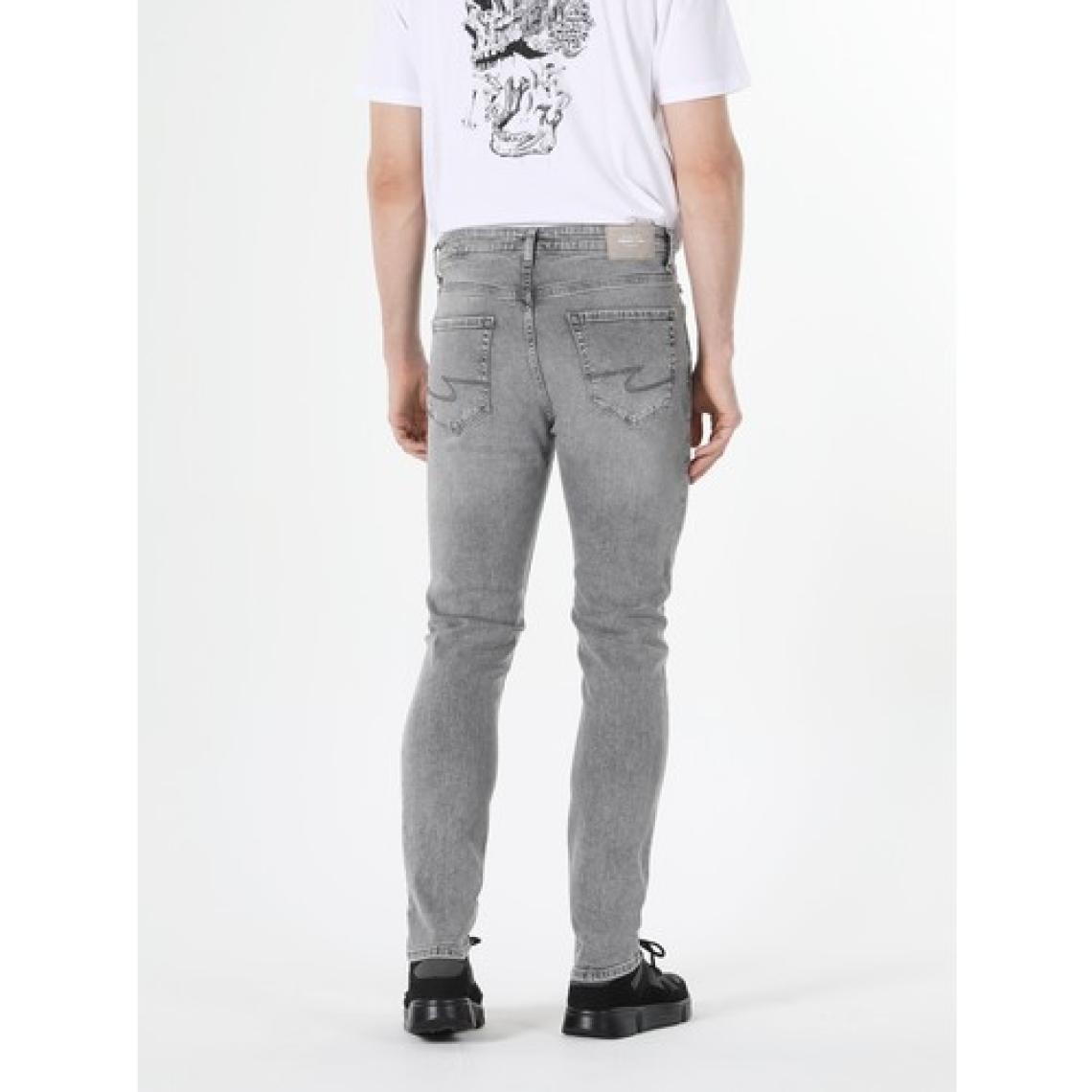 Colin's 035 Ryan Süper Slim Fit Yüksek Bel Dar Paça Gri Erkek Pantolon