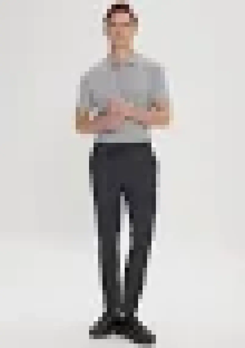 Altınyıldız Classics Erkek Antrasit Slim Fit Rahat Kesim Beli Bağlamalı Yan Cepli Jogger Pantolon