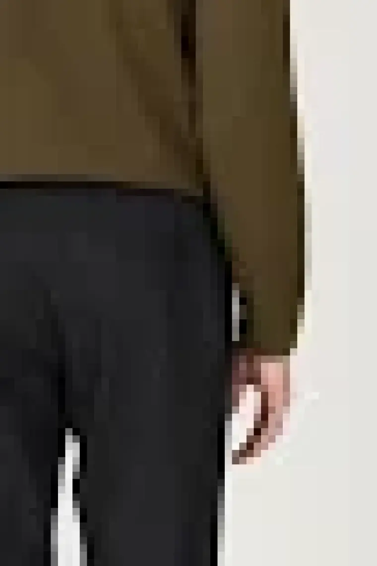 Altınyıldız Classics Erkek Antrasit Slim Fit Rahat Kesim Beli Bağlamalı Yan Cepli Jogger Pantolon