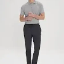 Altınyıldız Classics Erkek Antrasit Slim Fit Rahat Kesim Beli Bağlamalı Yan Cepli Jogger Pantolon