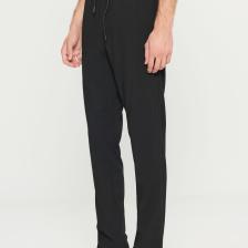 Altınyıldız Classics Erkek Siyah Slim Fit Rahat Kesim Beli Bağlamalı Yan Cepli Jogger Pantolon