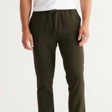 Altınyıldız Classics Erkek Haki Slim Fit Rahat Kesim Beli Bağlamalı Yan Cepli Jogger Pantolon