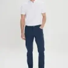 Altınyıldız Classics Erkek Lacivert Slim Fit Dar Kesim 5 Cep Pamuklu Kanvas Esnek Chino Pantolon