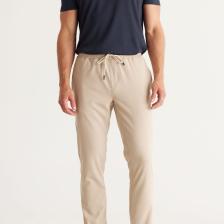 Altınyıldız Classics Erkek Bej Slim Fit Rahat Kesim Beli Bağlamalı Yan Cepli Jogger Pantolon