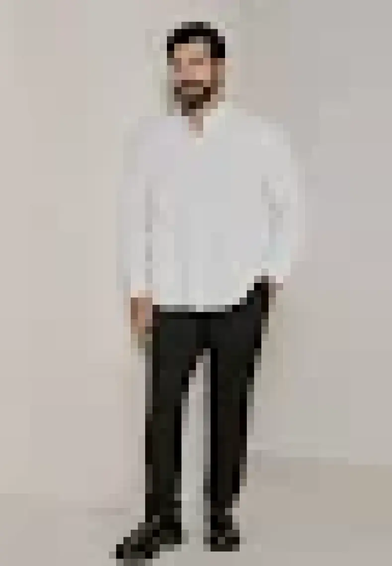 Altınyıldız Classics Erkek Siyah Slim Fit Rahat Kesim Beli Bağlamalı Yan Cepli Jogger Pantolon