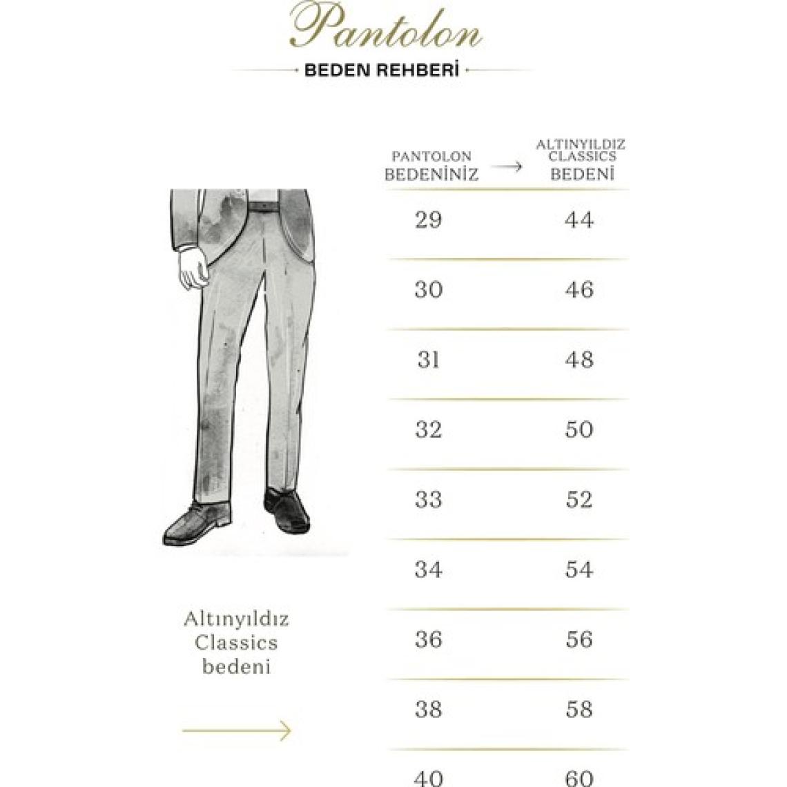 Altınyıldız Classics Erkek Siyah Kanvas Slim Fit Dar Kesim 5 Cep Pantolon