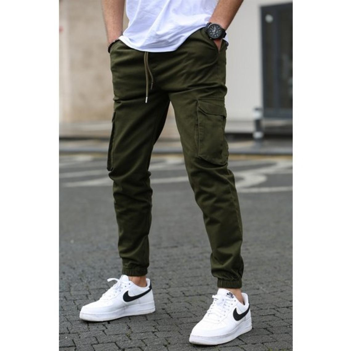 Madmext Erkek Kargo Cep Haki Pantolon 5447