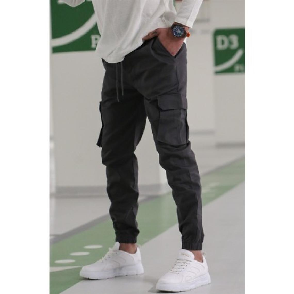Madmext Erkek Füme Kargo Cep Pantolon 5447