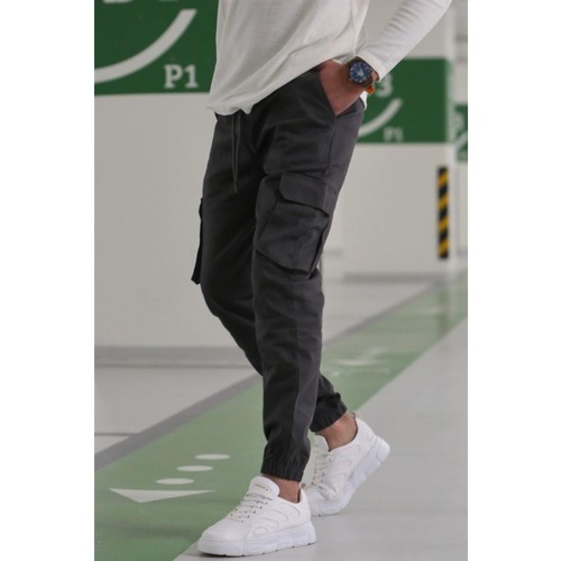 Madmext Erkek Füme Kargo Cep Pantolon 5447