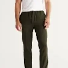 Altınyıldız Classics Erkek Haki Slim Fit Rahat Kesim Beli Bağlamalı Yan Cepli Jogger Pantolon