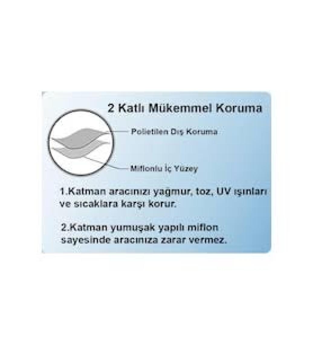 ByLizard Premium Ford Tourneo Courier Araba Branda Örtüsü Çadır