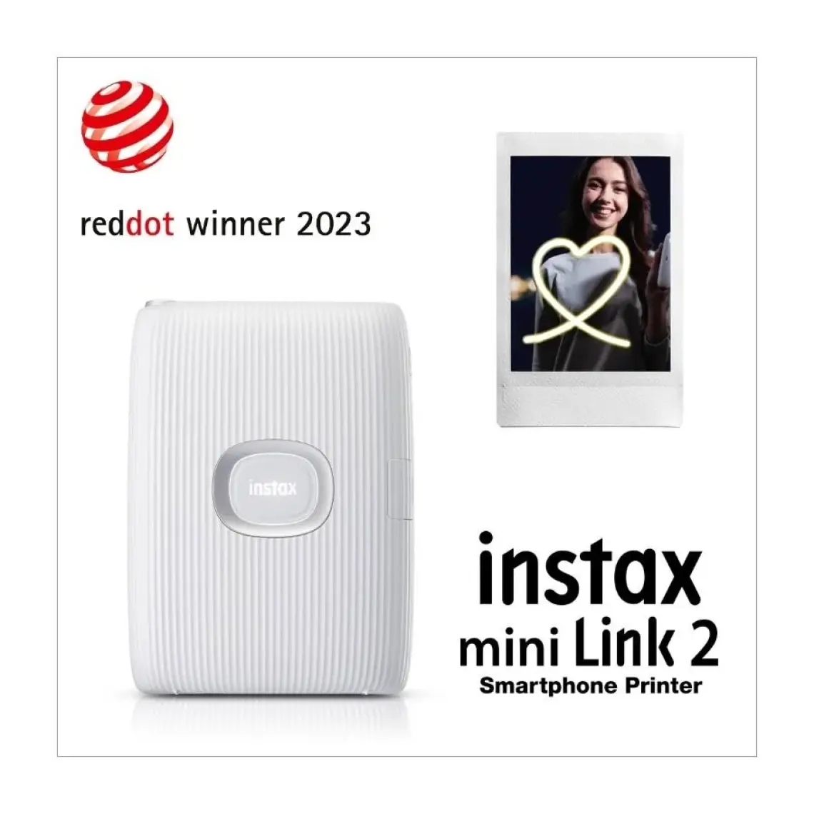 Instax Mini Link 2 Toz Pembe Akıllı Telefon Yazıcısı