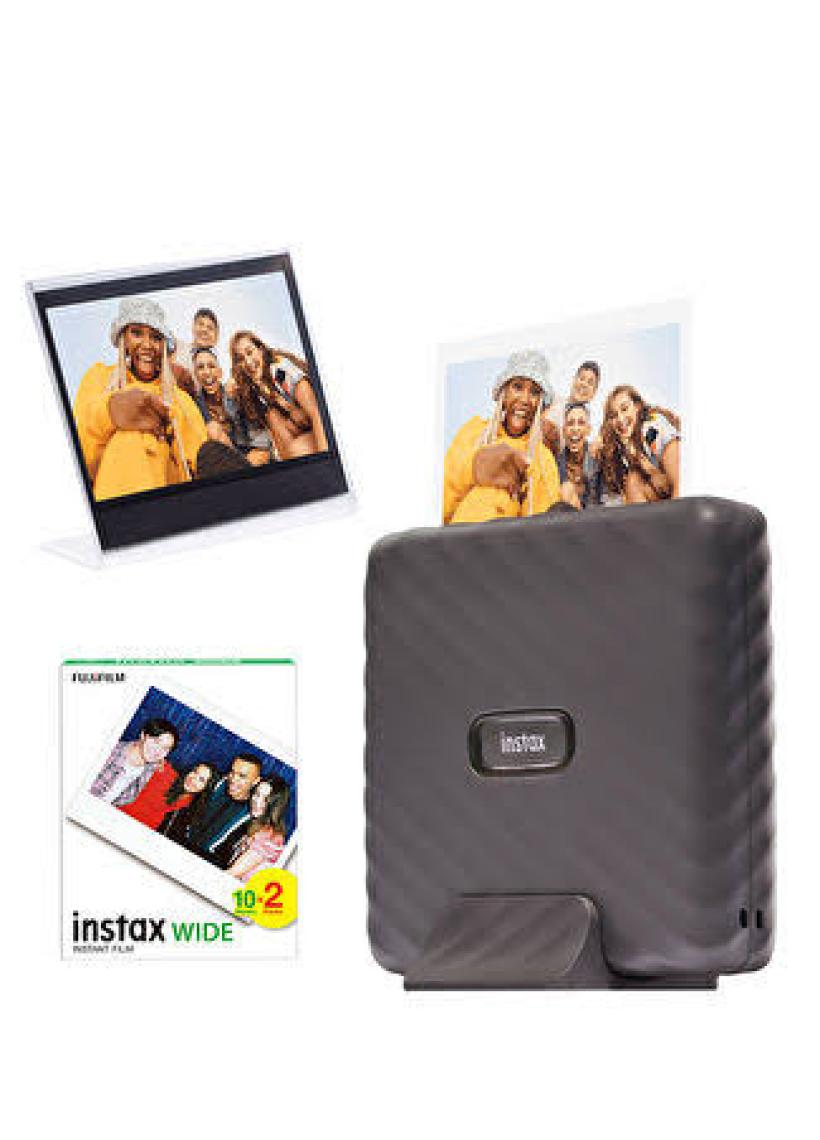 Instax Wide Link Gri Akıllı Telefon Yazıcısı + 20'li Film