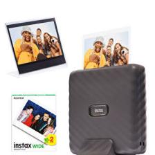 Instax Wide Link Gri Akıllı Telefon Yazıcısı + 20'li Film