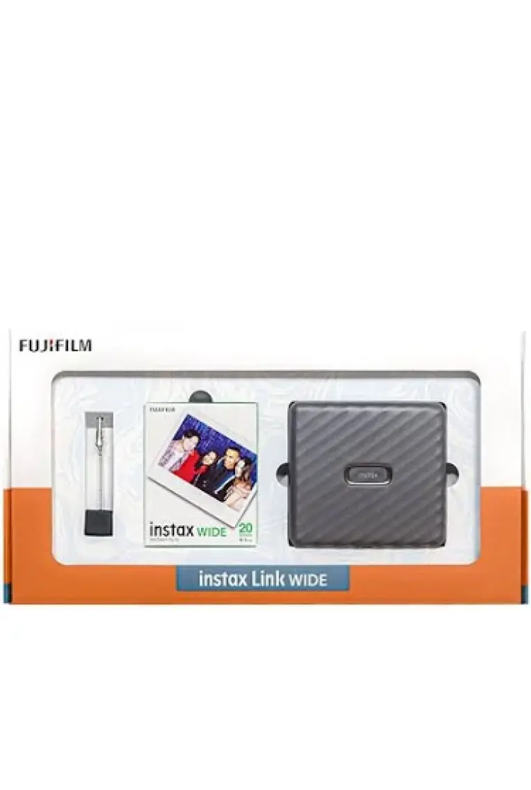 Instax Link Wide Gri Akıllı Telefon Yazıcısı Bundle Box