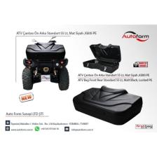 Autoform Atv Çantası Ön Arka Standart 55 Litre, Mat Siyah ,kilitli Pe