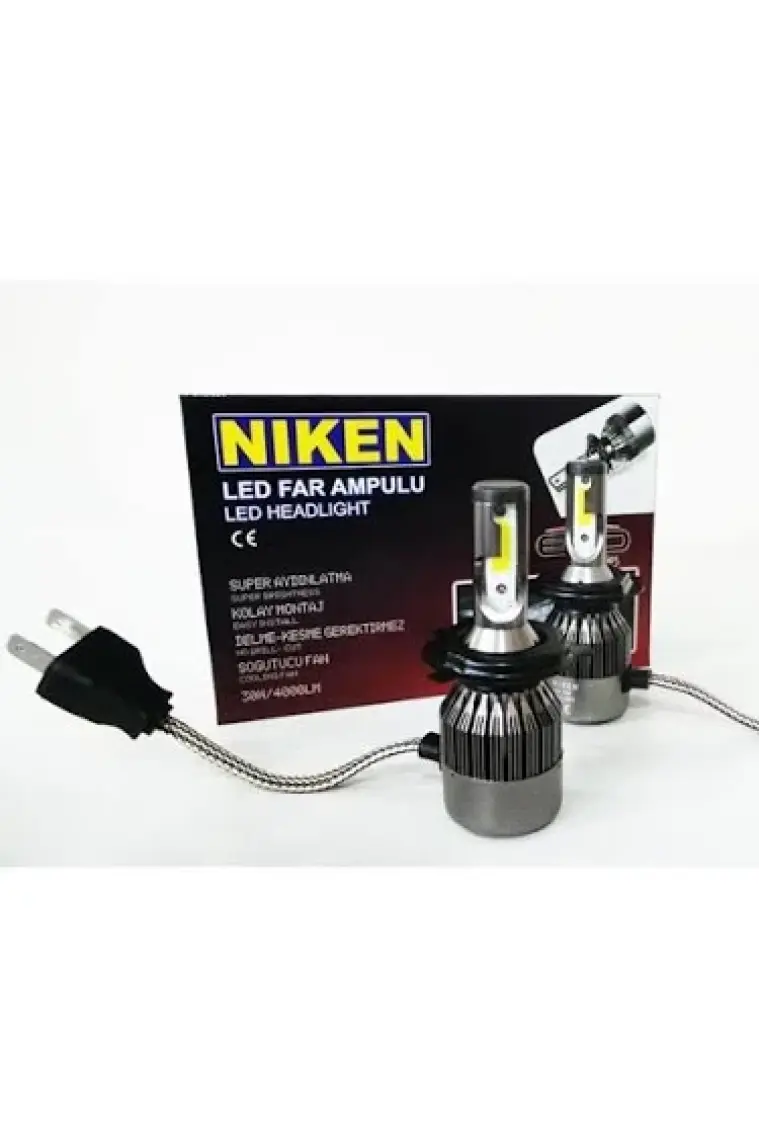 Niken H15 LED Xenon Far Aydınlatma Seti Şimşek Etkili Niken Evo 8000LM