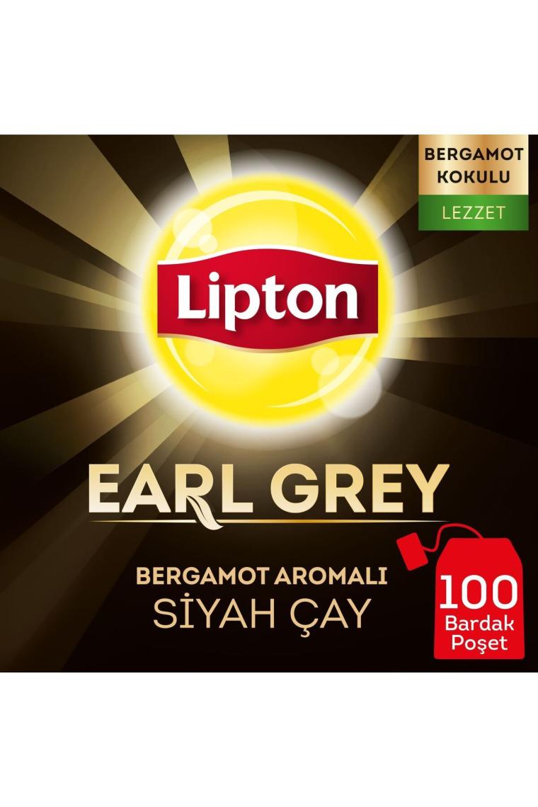 Earl Grey Bardak Poşet Çay 100'lü X 3 Adet