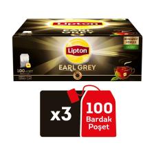 Earl Grey Bardak Poşet Çay 100'lü X 3 Adet