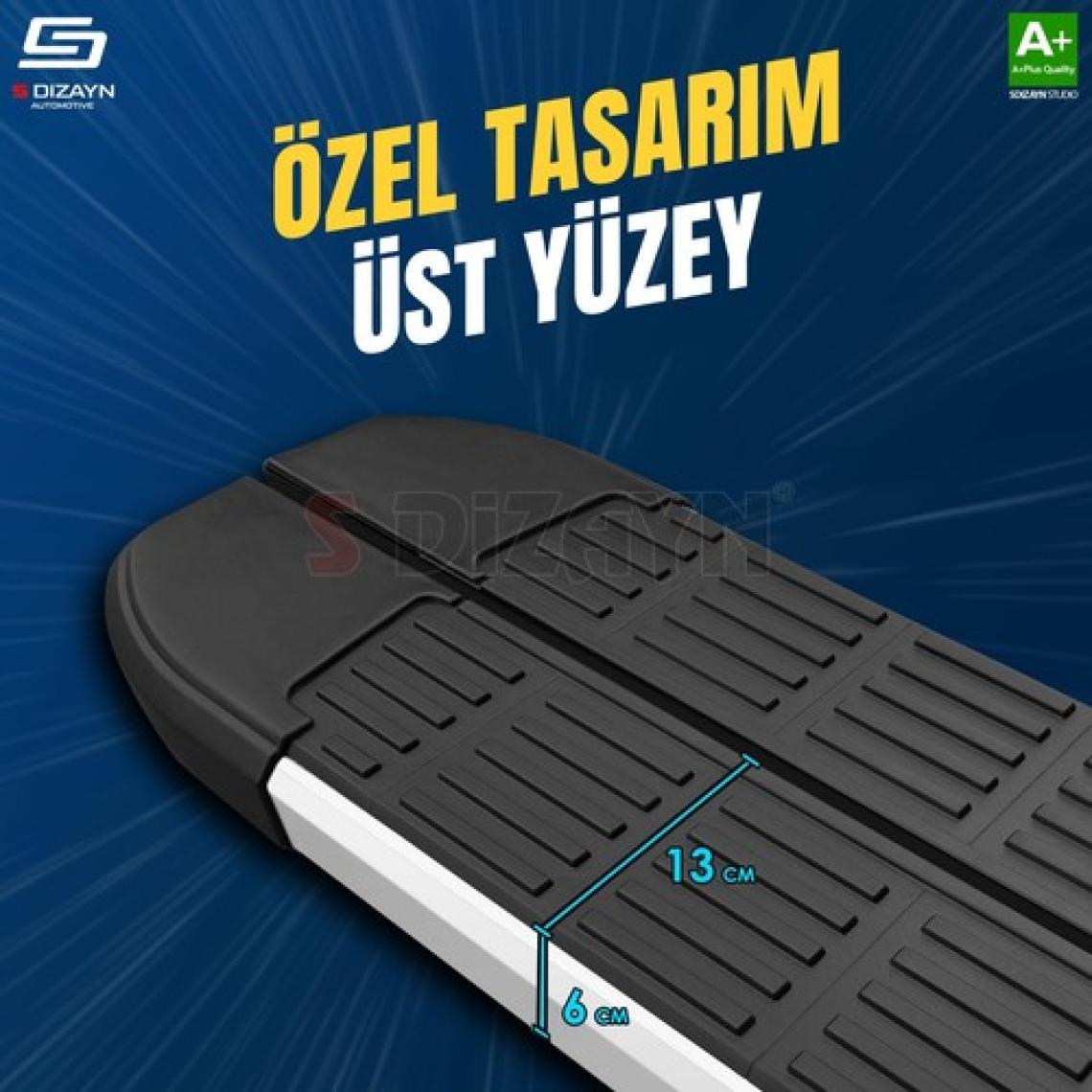 S-Dizayn Ssangyong Torres S-Line Aluminyum Yan Basamak 183 Cm 2023 Üzeri A+ Kalite
