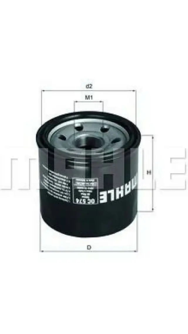 Mahle Kawasaki Aprilia OC 574 Yağ Filtresi
