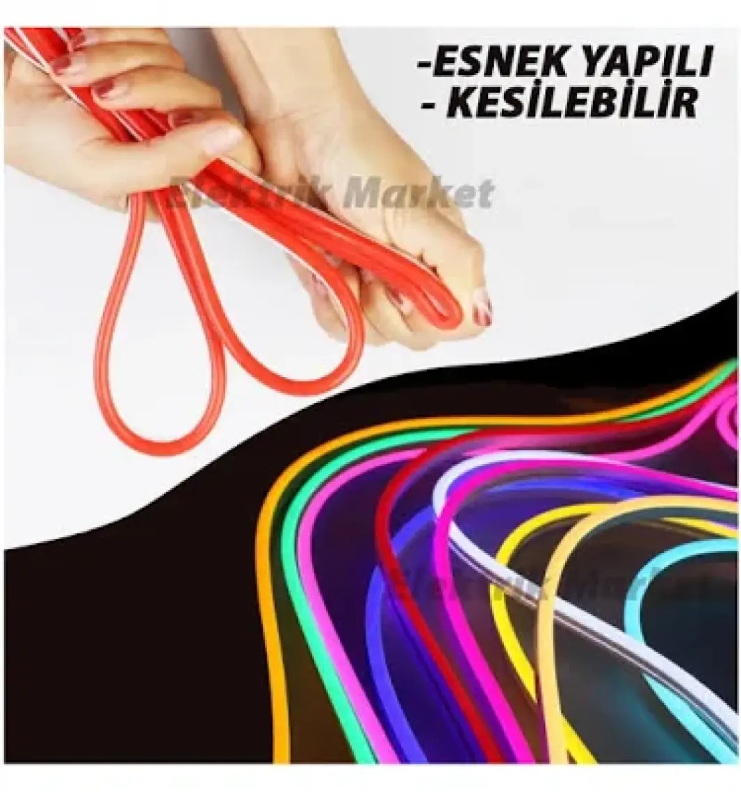 Cata CT-4555 5mt 12V Kırmızı Neon LED Hortum