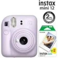 Instax Mini 12 Lila Fotoğraf Makinesi ve 20'li Mini Film