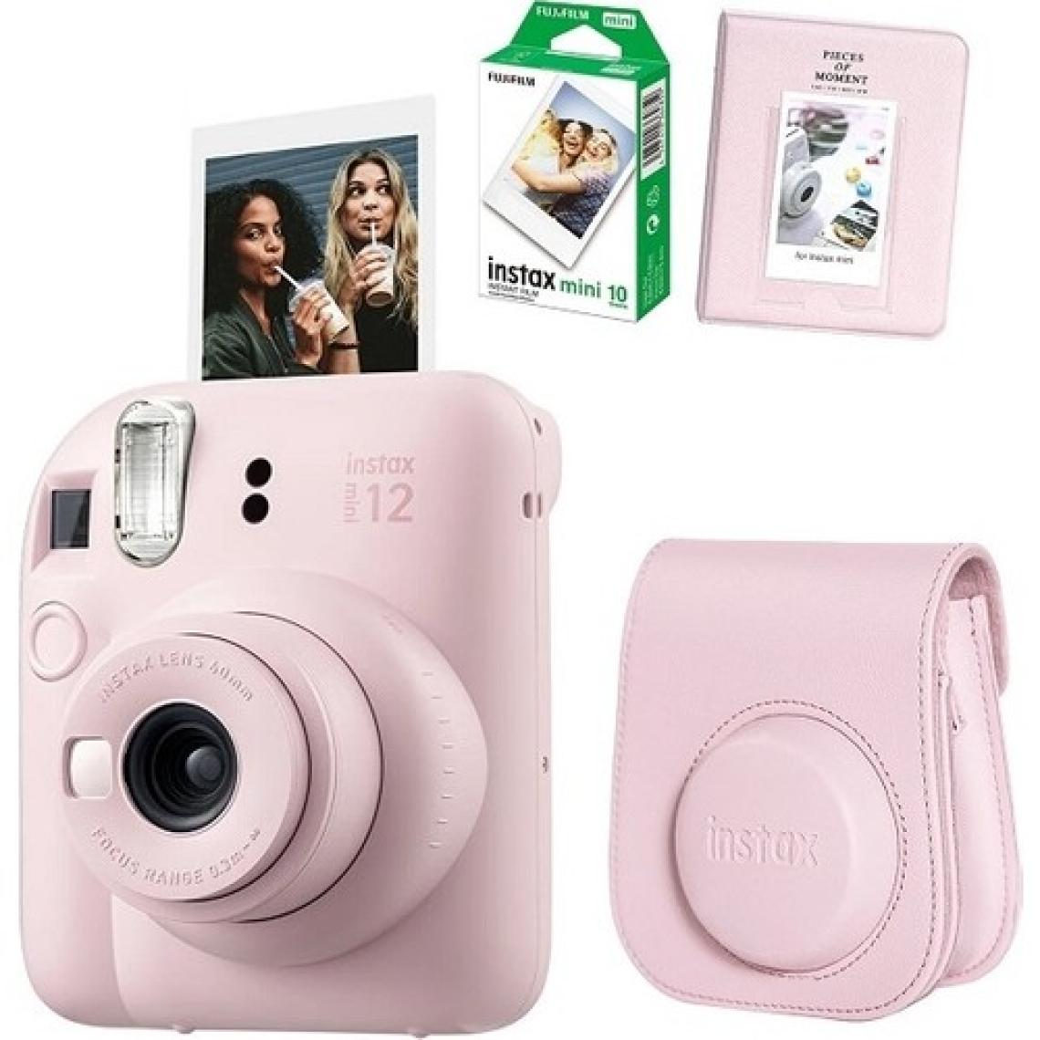 Fujifilm Mini 12 Fotoğraf Makinesi 10LU Film ve Pvc Albümlü Çantalı Seti 2