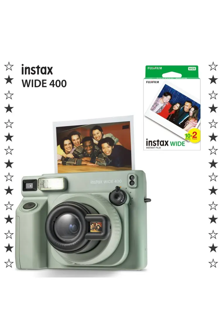 Fujifilm Instax Wide 400 Yeşil Fotoğraf Makinesi