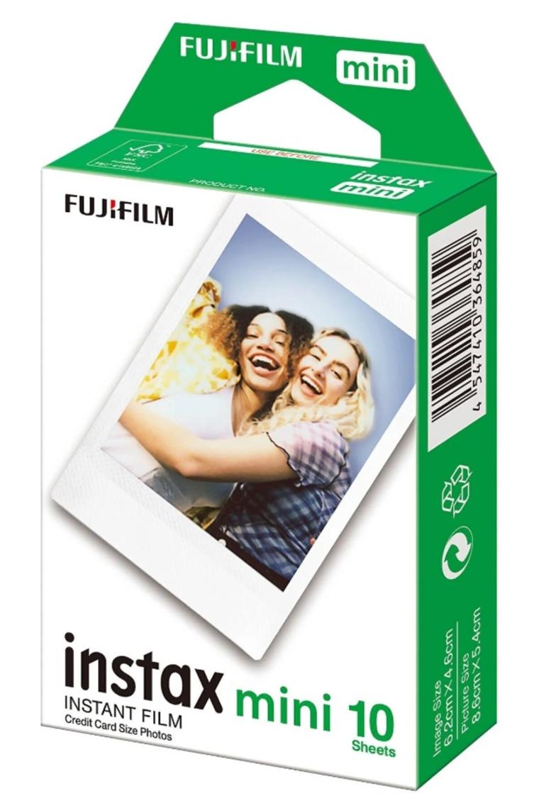 Instax Mini 12 Fotoğraf Makinesi 10'lu Film Simli Pleksi Kılıf ve Fotoğraf Çerçevesi Seti 2
