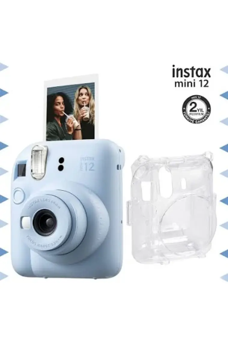Instax Mini 12 Mavi Fotoğraf Makinesi